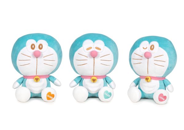 (Mis 3+) DORAEMON Hearty Peluche 22cm 3ass